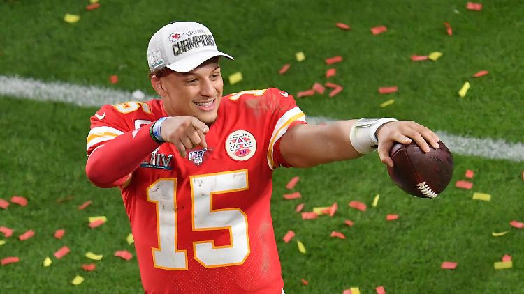 Mahomes brillierte im Super Bowl im Februar 2020. Seine Chiefs lagen deutlich zurück, dann drehte der Quarterback auf.