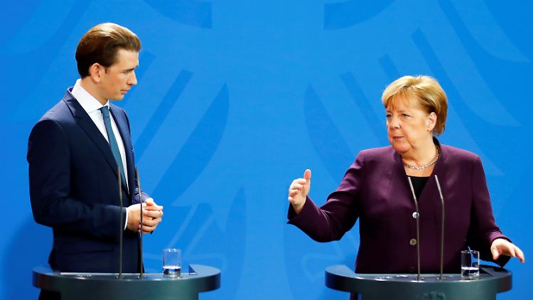 Kurz und Merkel kennen einander, seit der 33-Jährige vor sieben Jahren Außenminister wurde.