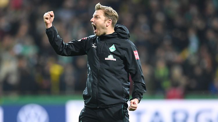 Werder-Coach Florian Kohfeldt nahm sich eine Motivations-Anleihe bei Jürgen Klopp.