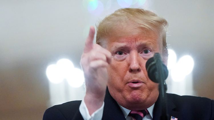 Trump will das nicht als Rede verstanden wissen, sondern als "Feier".