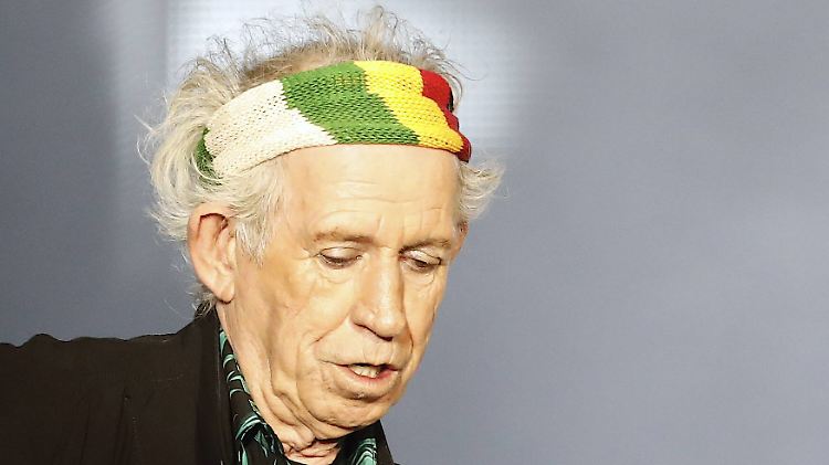Ohne Rauch geht's auch: Keith Richards.