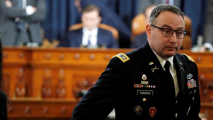 Vindman hatte bereits mit einer Rückkehr ins Verteidigungsministerium gerechnet.