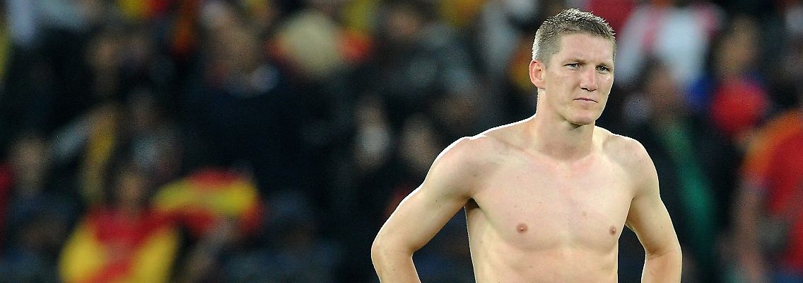 "Dann denkst du dir schon: Bin ich hier richtig?" Bastian Schweinsteiger.