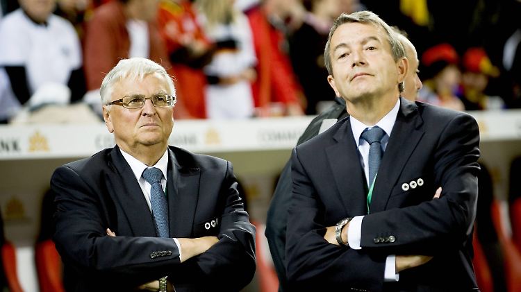 Zwanziger und Niersbach während der WM 2010.
