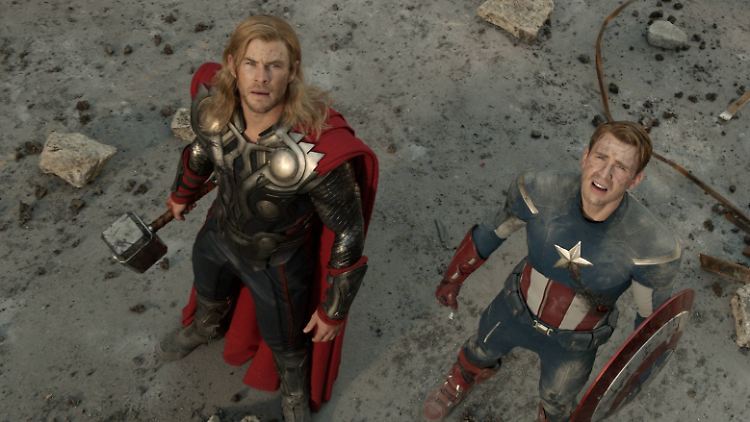 Wissen nicht, wie ihr Film eigentlich heißt: Captain America und Thor.