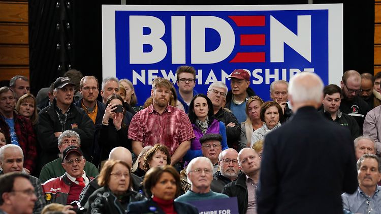 Wenn Noch-Favorit Joe Biden in New Hampshire kein gutes Ergebnis einfährt, sieht es düster für ihn aus.