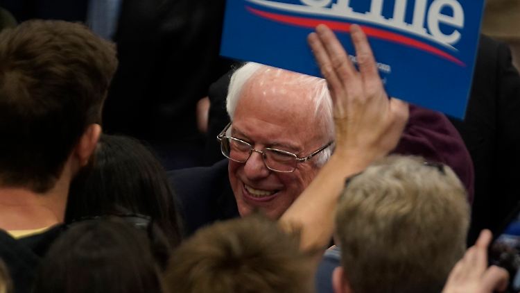 Bernie Sanders ist besonders bei jungen Wählern beliebt.