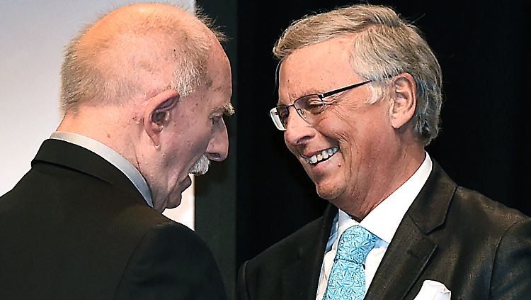 Da war noch alles gut zwischen den beiden: Werner Hansch (l.) und Wolfgang Bosbach beim "Steiger Award" 2017.