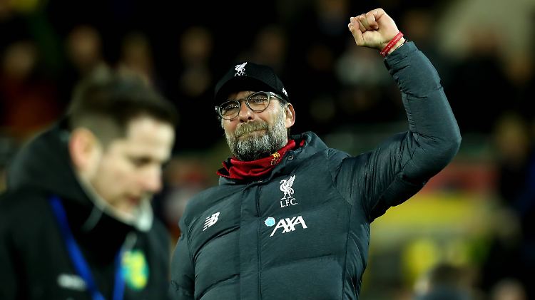 Wahrscheinlich bauen sie in Liverpool schon am Denkmal für Jürgen Klopp, ihren Meistertrainer in spe.