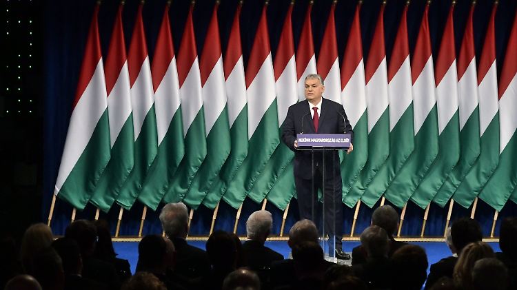 Rede zur Lage der Nation: Viktor Orban kritisiert den aus seiner Sicht zu laxen Umgang mit Gewaltverbrechern.