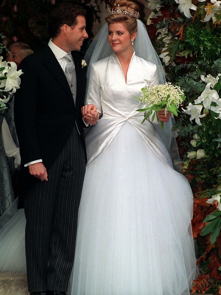 Das Bild von 1993 zeigt David Armstrong-Jones, einen Neffen der Queen, bekannt als "Earl of Snowdon", und seine Ehefrau Serena.