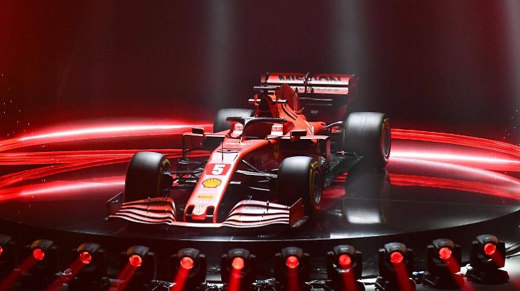 Der neue Ferrari-Bolide ist hinten deutlich schmaler als im Vorjahr - "viel enger" nennt es Sebastian Vettel.