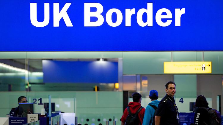 Die Freizügigkeit an der britischen Grenze soll beendet werden.