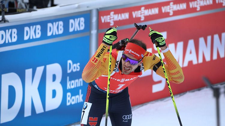 Im Einzel ging nicht viel: Arnd Peiffer und seine Biathlon-Kollegen enttäuschten bei der WM in Antholz.