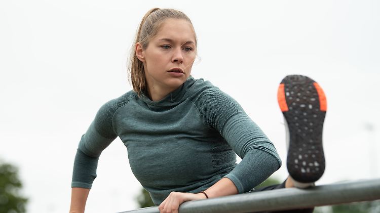 Gina Lückenkemper bereitet sich in Florida auf die Olympischen Spiele vor.