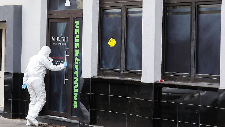 Shisha-Bar "Midnight" in Hanau: Hier eröffnete Tobias R. um 22 Uhr das Feuer.