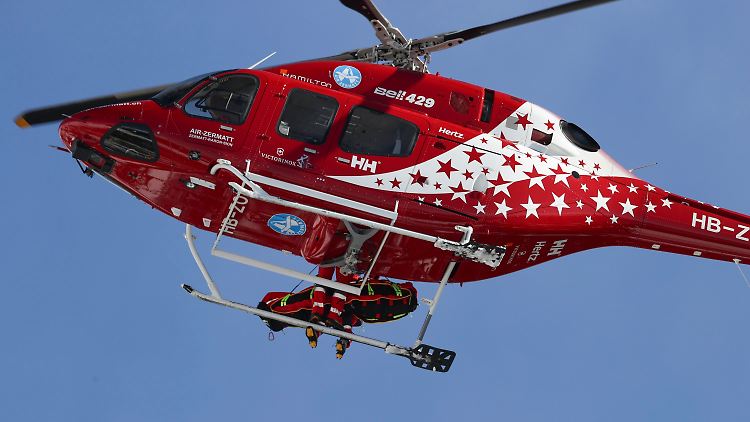 Elisabeth Reisinger musste mit dem Hubschrauber abtransportiert werden.