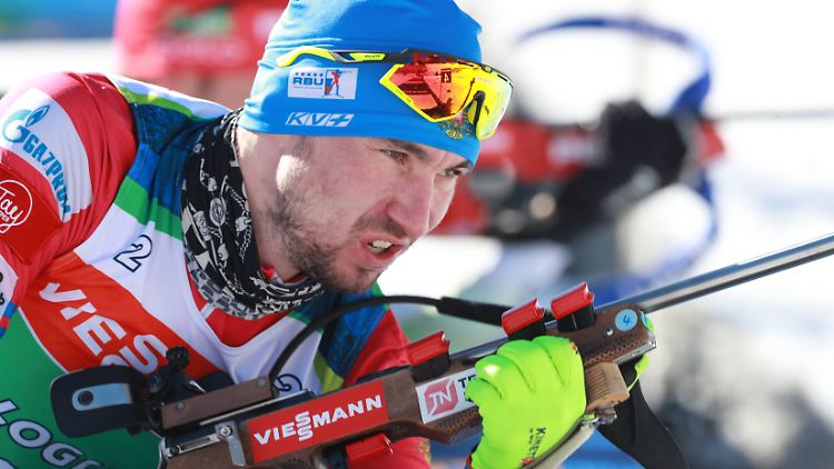Der Sieg im WM-Sprint von Antholz war Loginows erster großer Titel.