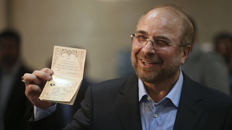Vom Wächterrat als Kandidat abgesegnet: Der Konservative Ghalibaf gilt als neuer starker Mann im iranischen Parlament.