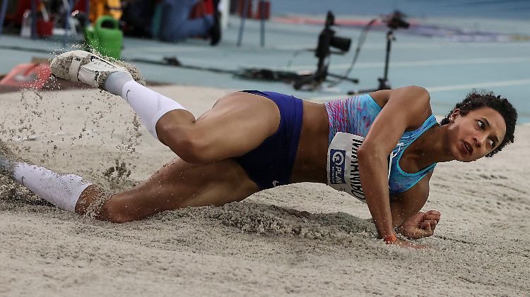 Für Mihambo war es der dritte DM-Titel in der Halle in Folge.