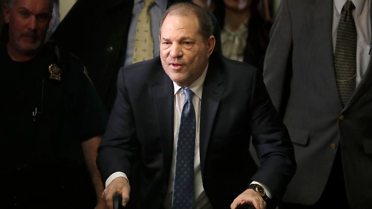 Sein Herz soll Probleme bereiten: Harvey Weinstein.