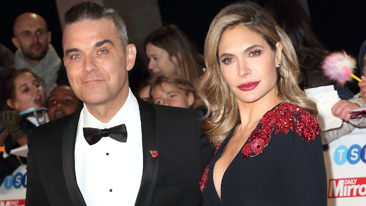Inzwischen die Eltern von vier Kindern: Robbie Williams und Ayda Field.