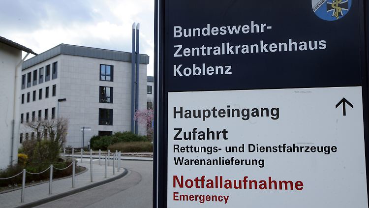 Der Soldat in Rheinland-Pfalz wird in Koblenz behandelt.