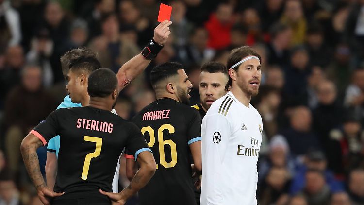 Wieder mal Rot für Ramos.