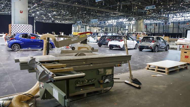 Die Messe steht, aber die Hallen im Palexpo werden keine Besucher sehen.