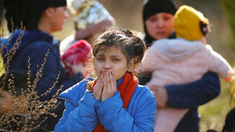 Sie hofften vergeblich, nach Europa zu kommen: Flüchtlinge an der Landgrenze zwischen der Türkei und Griechenland.