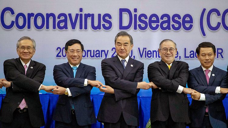 Am 20. Februar fand eine Sondertagung der Asean-Außenminister und Chinas statt, um über das Vorgehen gegen das Coronavirus zu beraten.