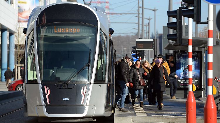 Alles einsteigen, bitte: Auch die Straßenbahn in Luxemburgs Hauptstadt ist nun für alle kostenlos.