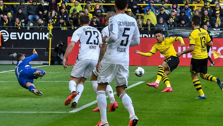 Jadon Sancho erzielte das Tor des Tages.