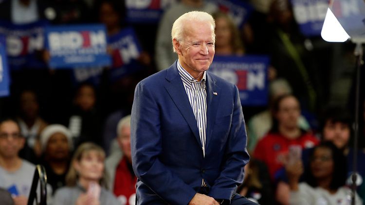 Joe Biden hat erstmals Grund zum Feiern.
