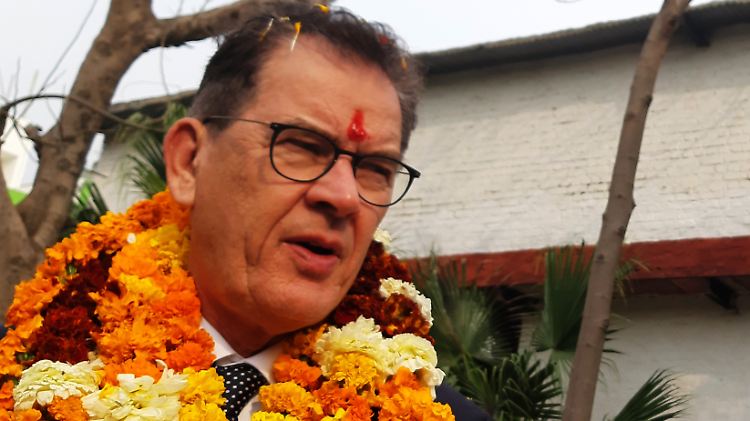 Gerd Müller war bis Freitag in Indien.