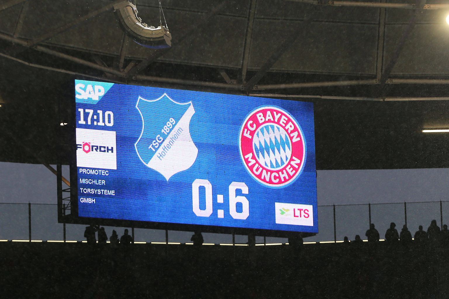 TSG Hoffenheim - FC Bayern 0:6 (0:4).