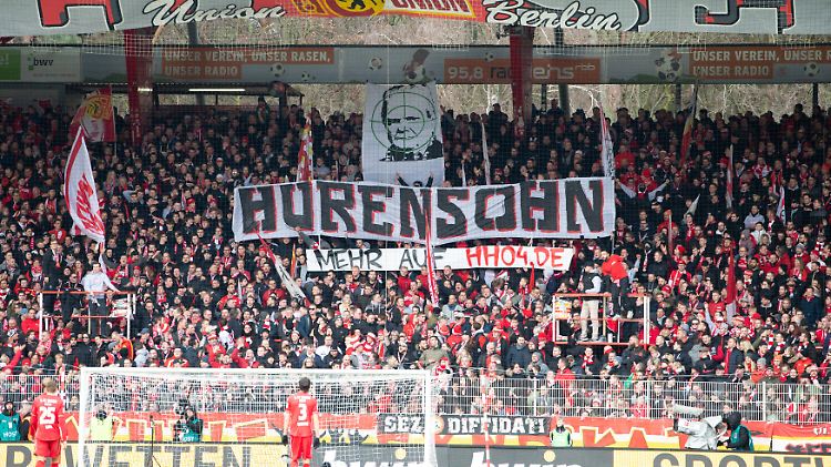 Teile der Union-Fans haben nichts verstanden. 