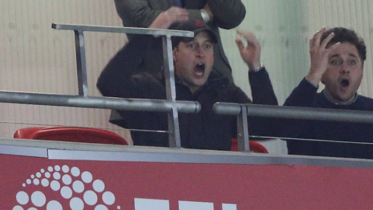 Viel Grund zur Freude hatte er beim Ligapokal-Finale nicht: Prinz William.