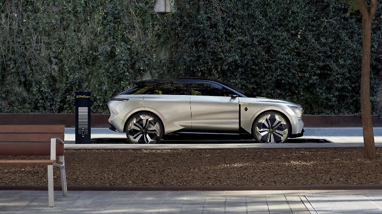 Für eine weitere Reise kann der Renault Morphoz mit einem zusätzlichen 50-kWh-Akku ausgestattet werden.