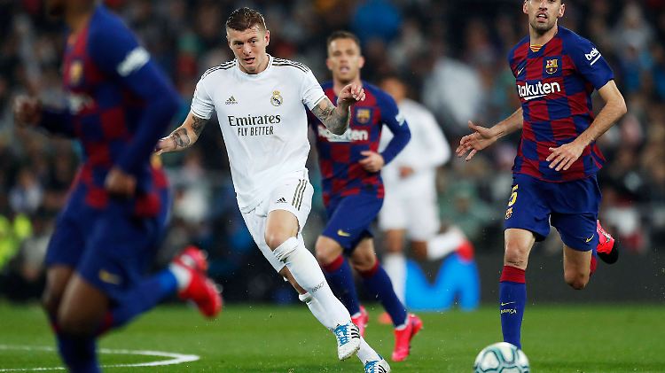 Gab den entscheidenden Pass zum 1:0 - Toni Kroos wird bei Real Madrid wieder mal in den höchsten Tönen gelobt.