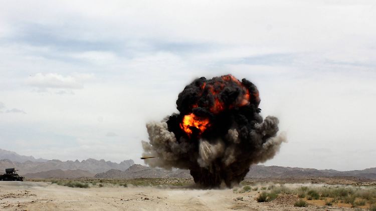 Explosion einer Landmine in der Provinz Kandahar (Archivbild). 