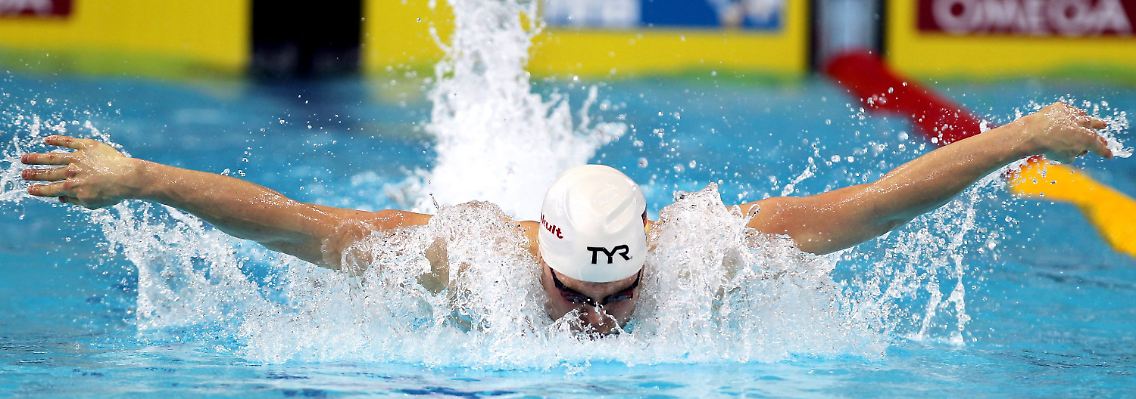Der Weltjahresbeste Steffen Deibler scheiterte über 100 Meter Schmetterling sensationell schon im Vorlauf.