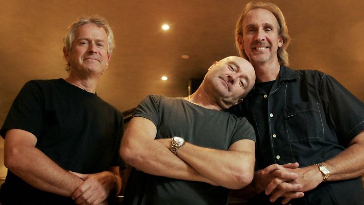 Tony Banks, Phil Collins und Mike Rutherford (v.l.n.r.) 2007 - damals gingen sie zuletzt zusammen als Genesis auf Tour.