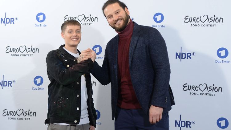 Dolic und sein Komponist Boris Milanov begreifen sich beim ESC als Team.