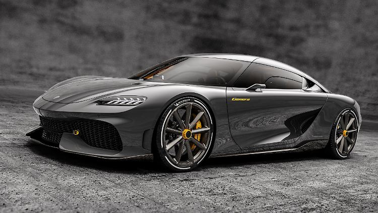 Der Gemera bietet ein für Koenigsegg ungewöhnliches Scheinwerferdesign.