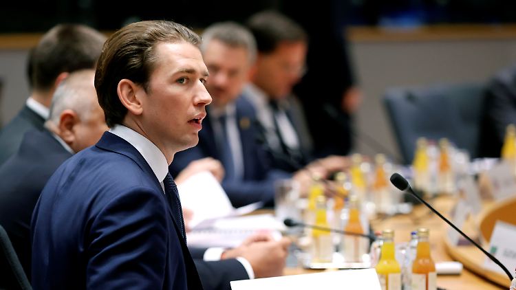 Sebastian Kurz hält einige der Migranten an der türkisch-griechischen Grenze für "gewaltbereit".