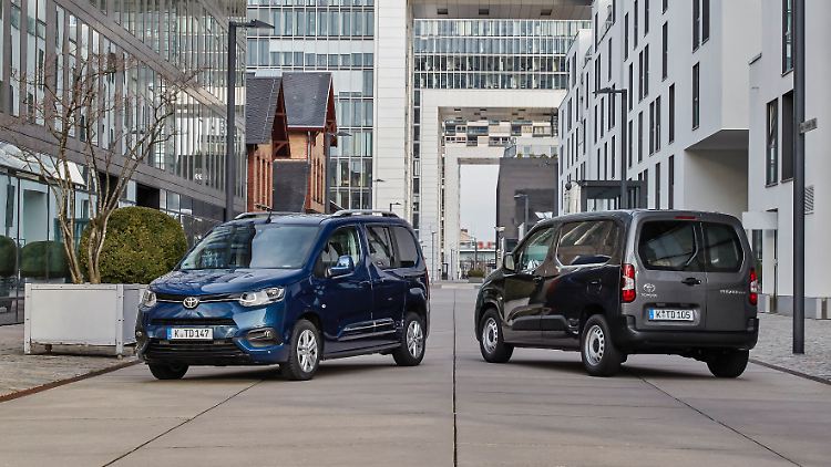 Den Toyota Proace City gibt es in zwei unterschiedlichen Längen sowie als Kastenwagen und als Pkw.