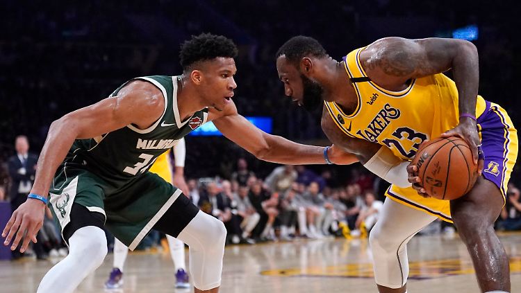 Treffen LeBron James und seine LA Lakers in den NBA-Finals 2020 auf Giannis Antetokounmpo und seine Milwaukee Bucks?