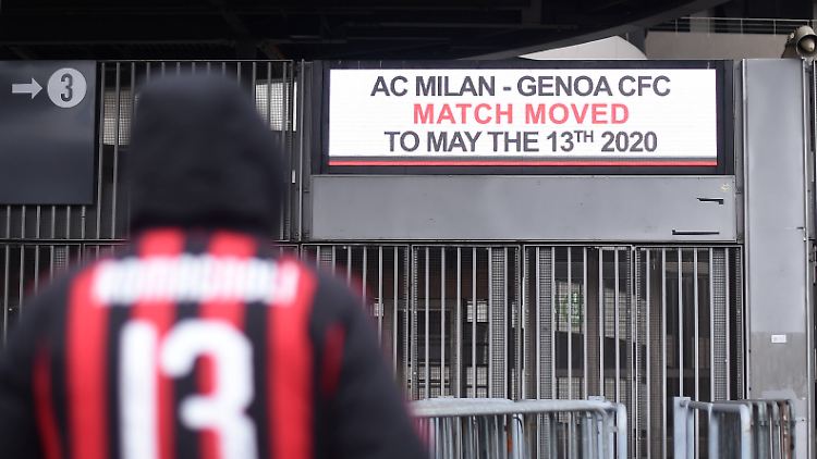 Die italienische Meisterschaft wird wegen des Coronavirus durcheinandergebracht.
