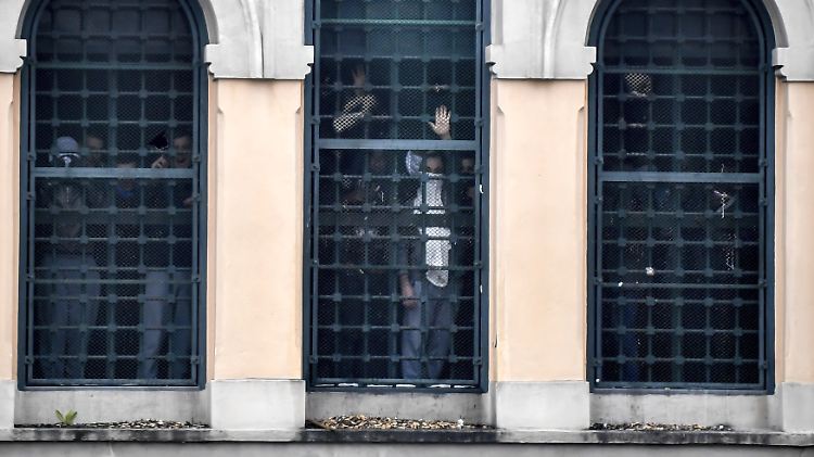Auch in einem Mailänder Gefängnis soll es zur Revolte gekommen sein.